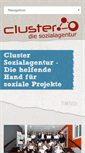 Mobile Screenshot of cluster-sozialagentur.de